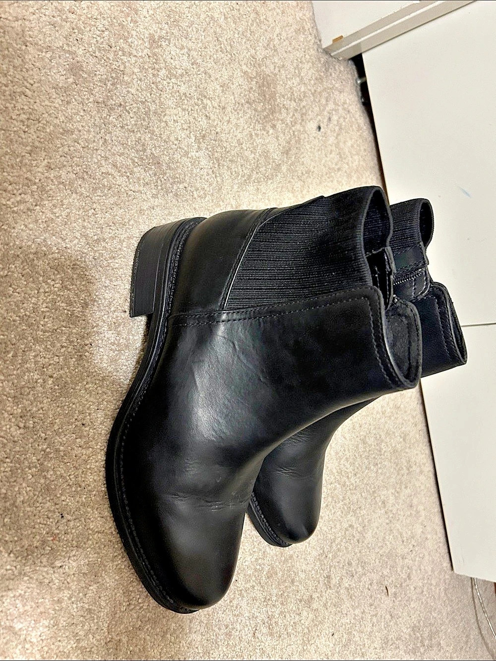 Clarks Clarkdale Arlo Black Leather Ankle Boots EU 38
